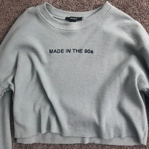 Forever 21 Long Sleeve Crop Top